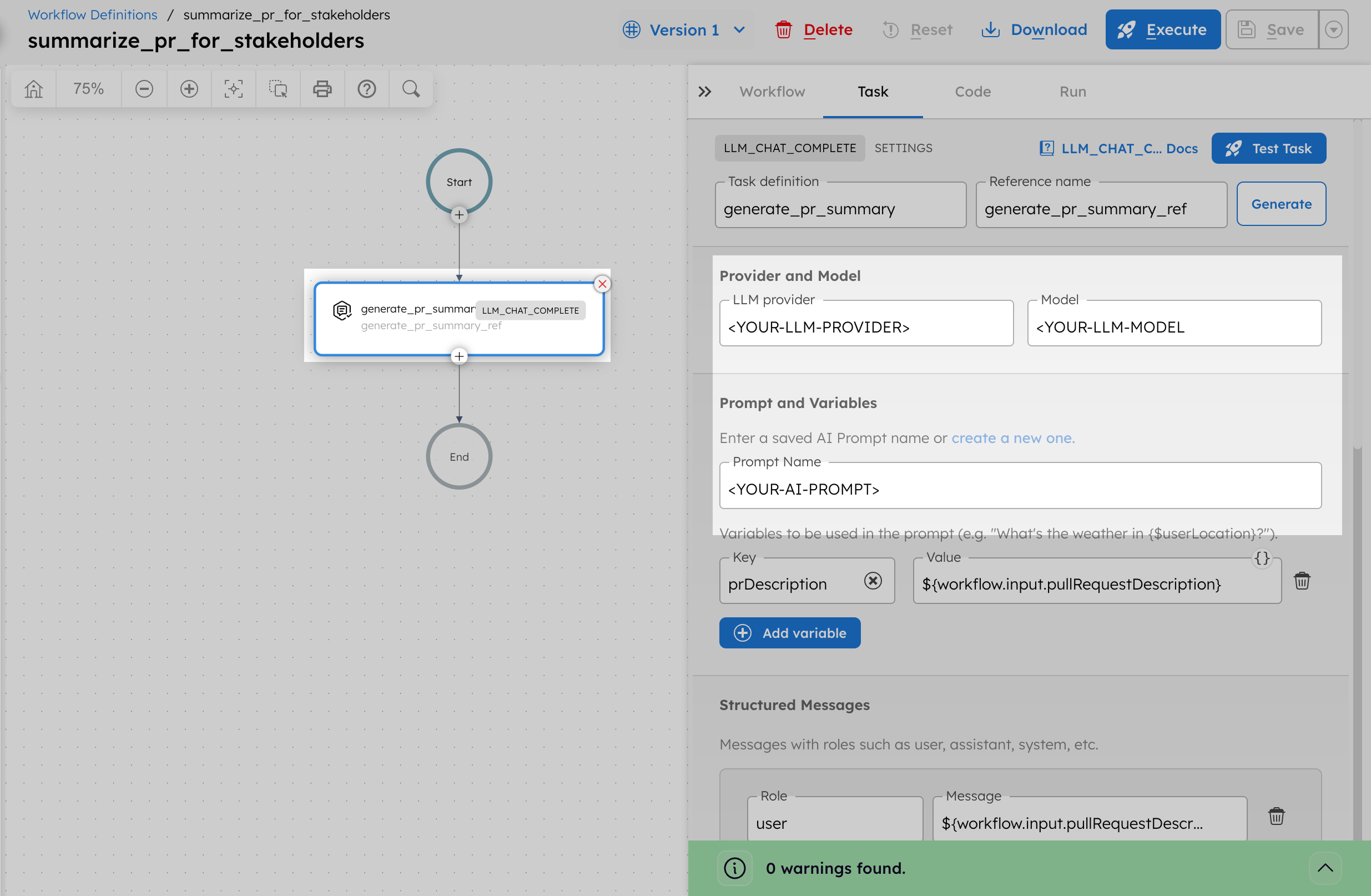Modifying workflow