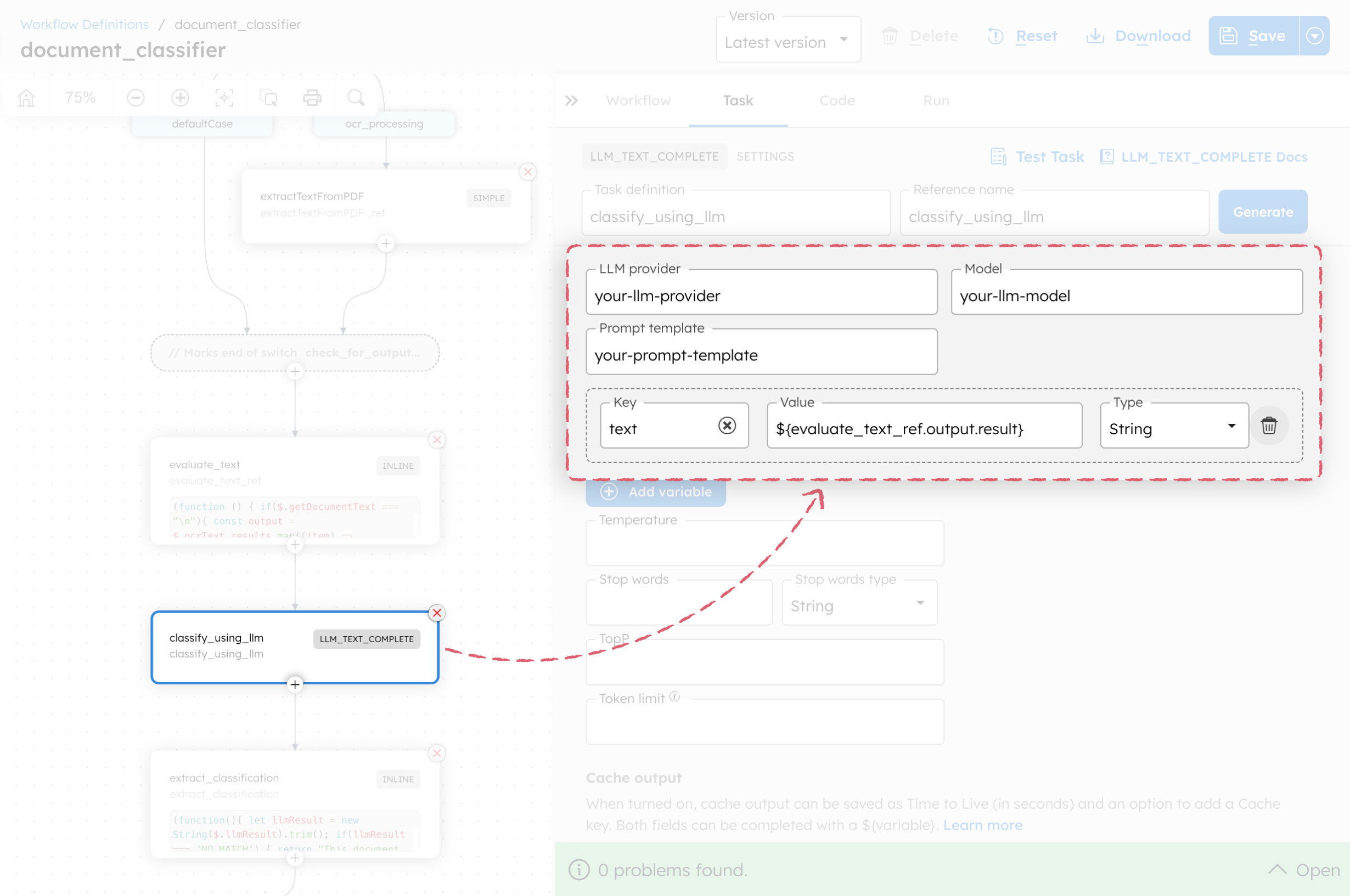 Modifying workflow with integration models