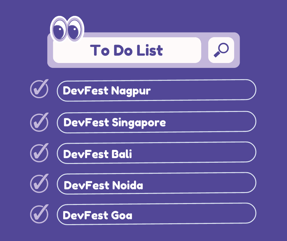 To do list for Orkes in DevFests